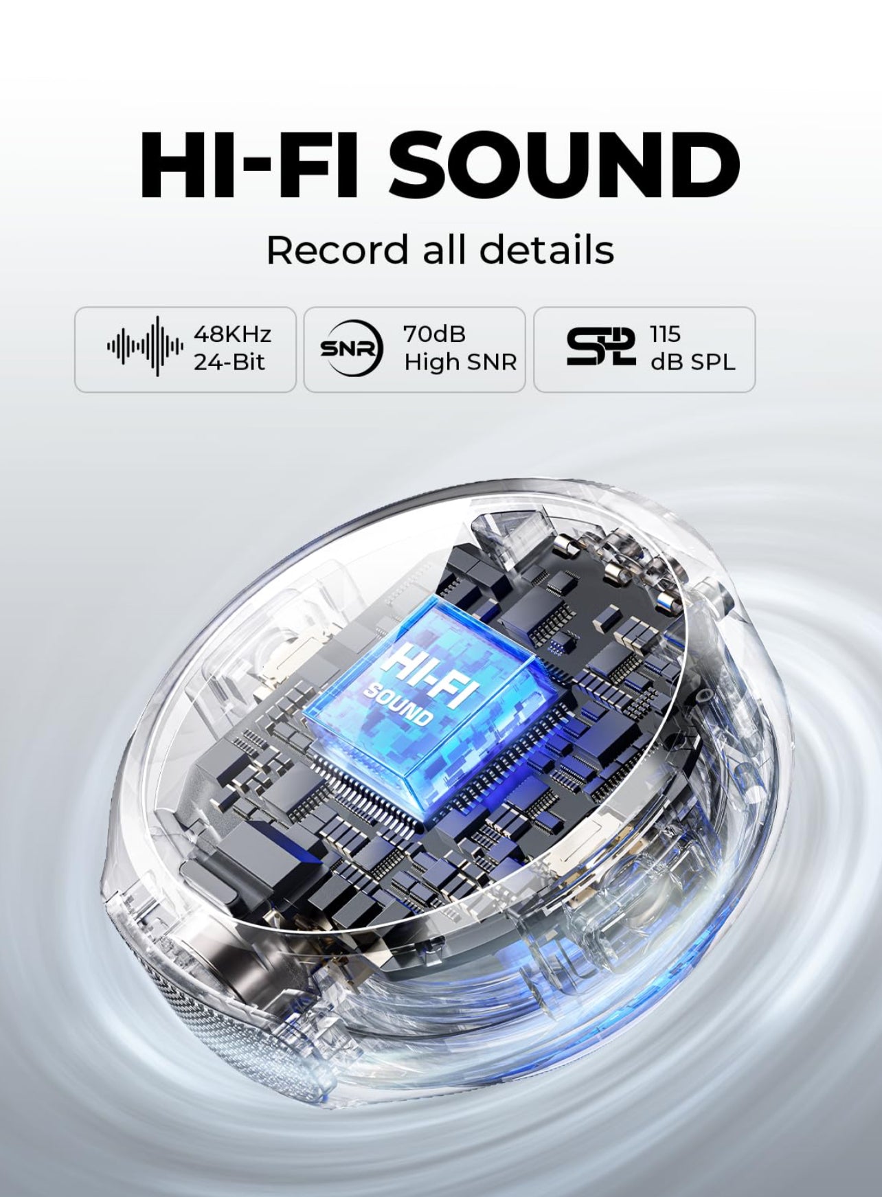 Hollyland LARK M2 Ultra‑Light Wireless Lavalier Microphone (USB‑C Version)