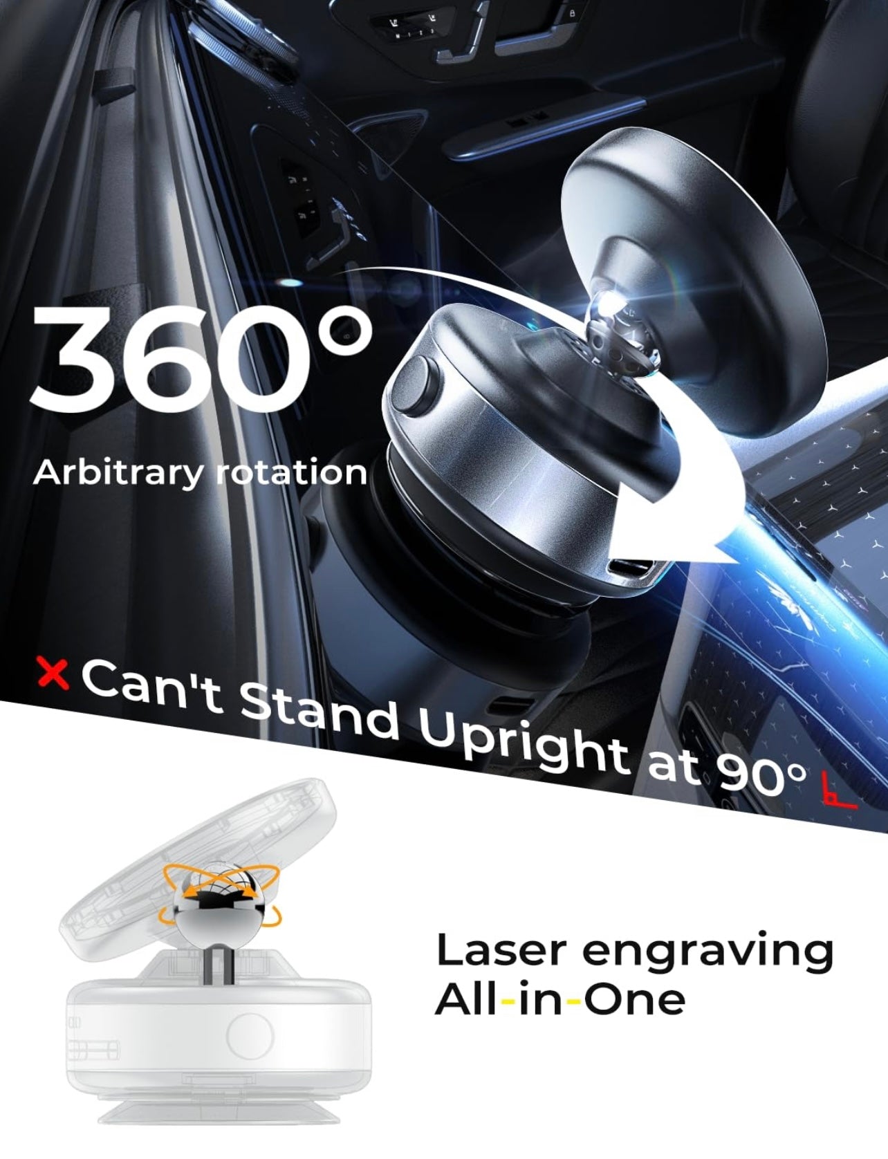 LISEN Suction Phone Mount A606