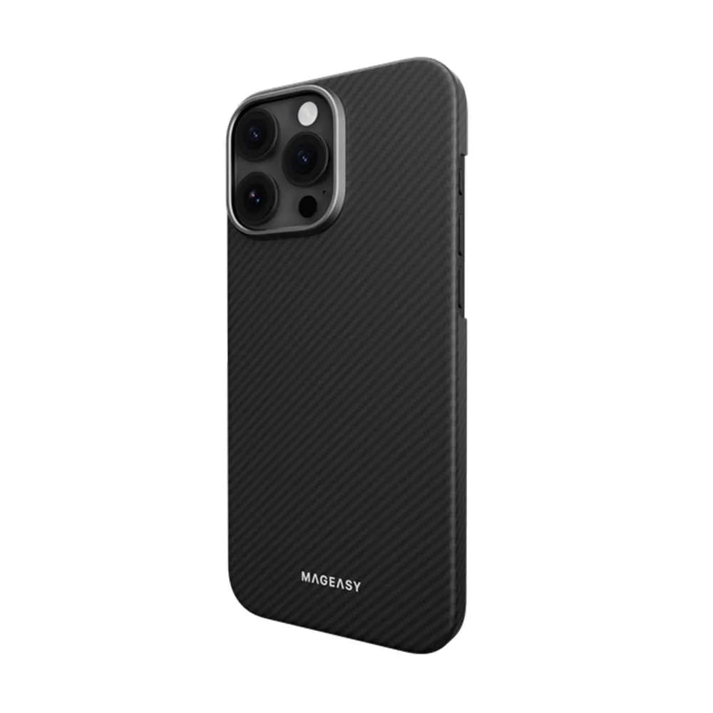 MagEasy Kev M Armaid Fiber Case iPhone 16 Pro/ 16 Pro Max 600D Black