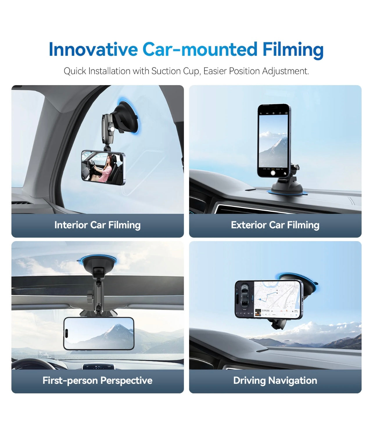 Telesin Magnetic Suction Car Phone Mount