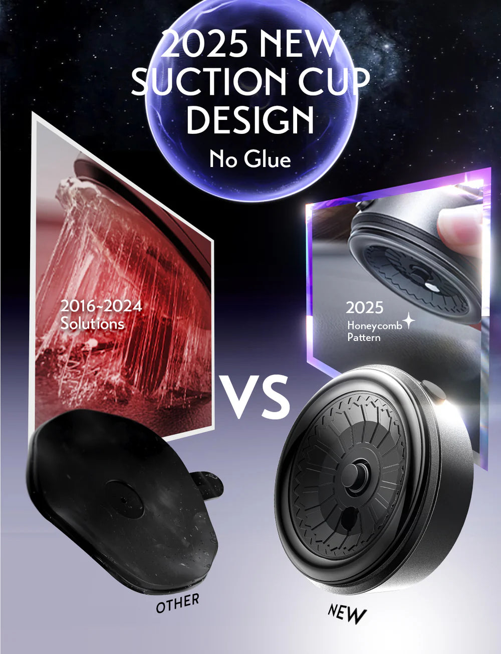 LISEN Vacuum Suction Phone Holder A680