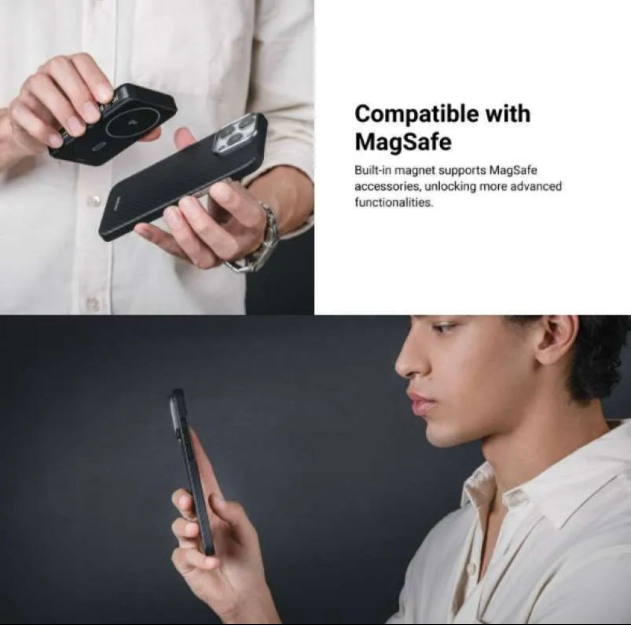 MagEasy Kev M Armaid Fiber Case iPhone 16 Pro/ 16 Pro Max 600D Black
