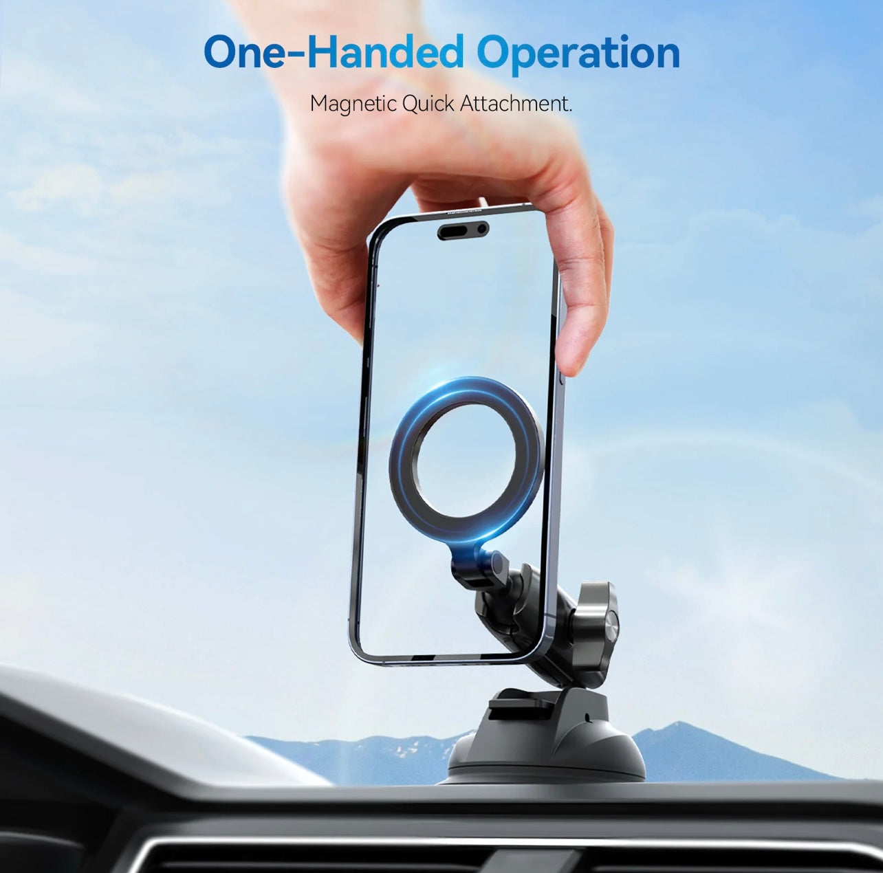 Telesin Magnetic Suction Car Phone Mount
